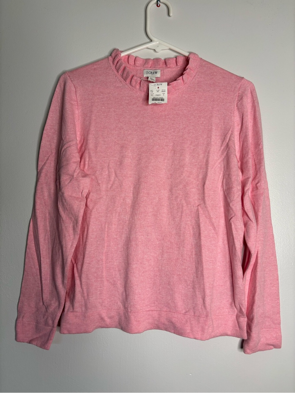 NWT J Crew Ruffled Sweater. Small